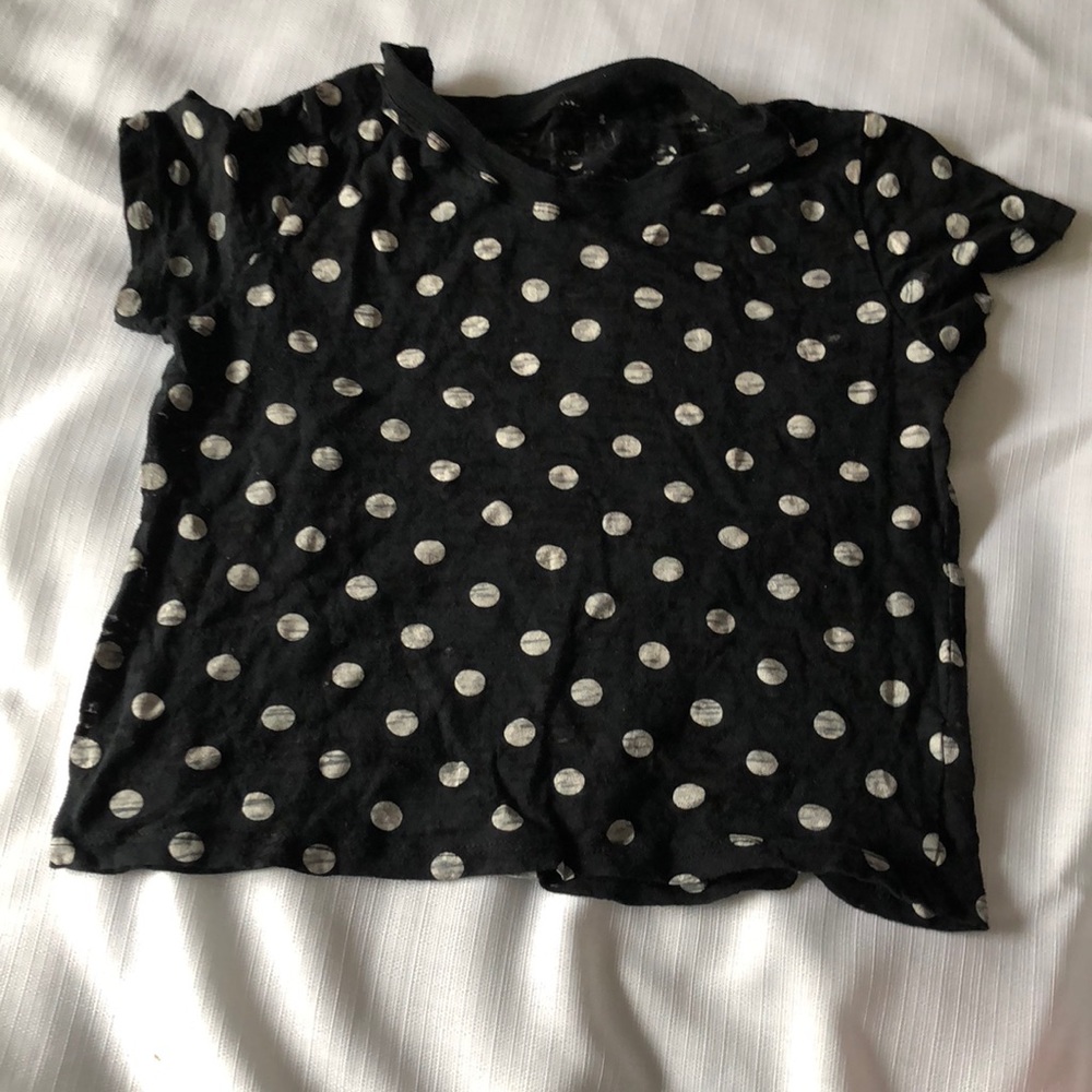 Polk a dot Crop top